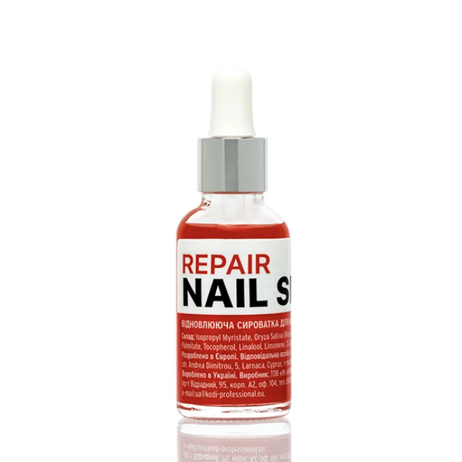 Восстанавливающая сыворотка для ногтей, Repair Nail Serum, 30 мл Восстанавливающая сыворотка для ногтей, Repair Nail Serum, 30 мл - Kodi Professional