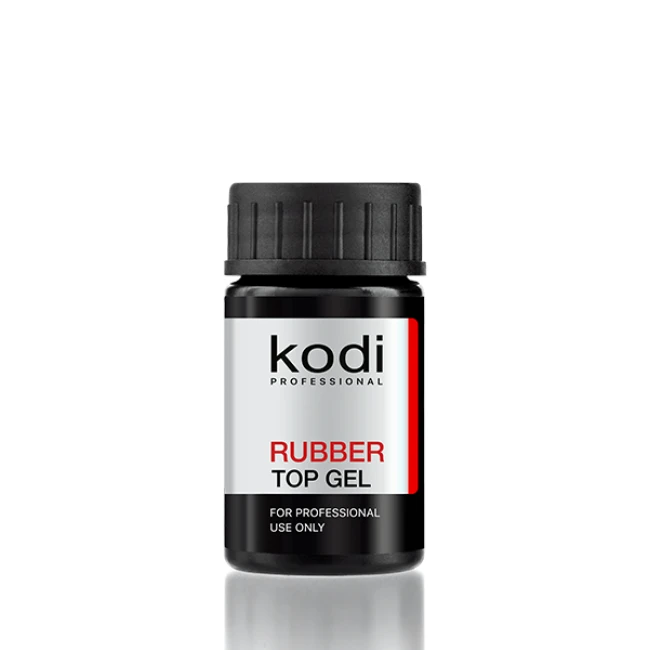 Каучуковое верхнее покрытие топ/финиш для гель-лака, 14 мл - Rubber Top Kodi professional Каучуковое верхнее покрытие топ/финиш для гель-лака, 14 мл - Rubber Top Kodi professional - Kodi Professional
