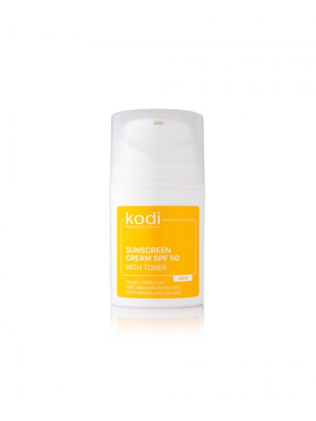 Солнцезащитный крем SPF 50 с тонером Sunscreen cream Kodi, 50 мл