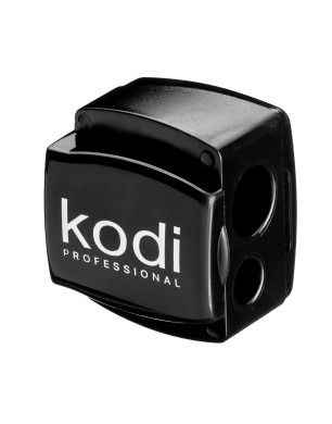 Cosmetic Pencil Sharpener (Black Glossy, With Two Blades)