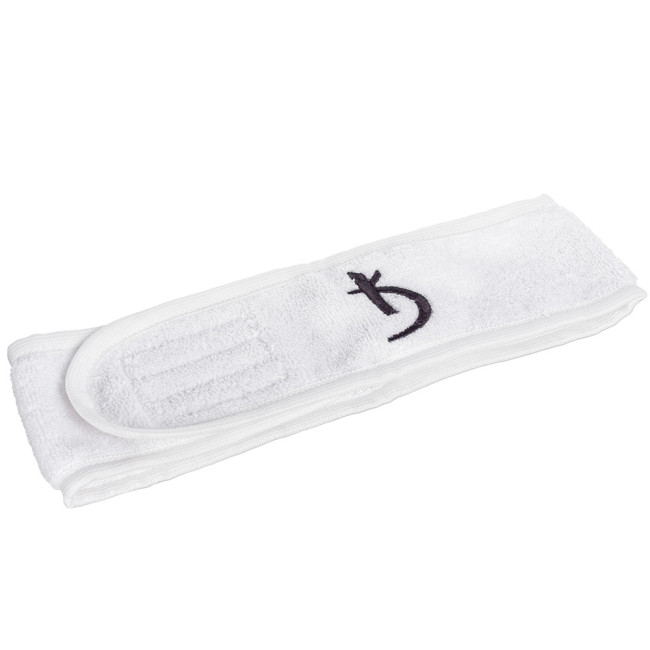 Terry Headband with Velcro (Color: White; Size: 8x70cm; 400g / m2; 100% Cotton) - Kodi Professional