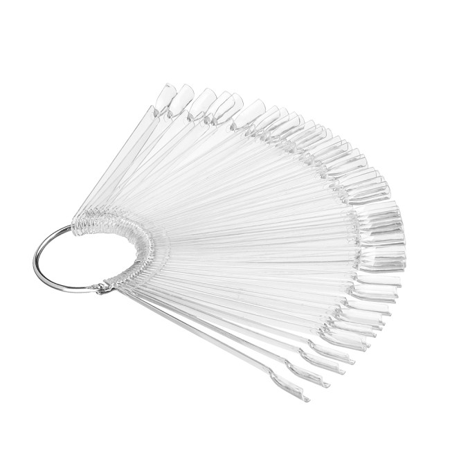 Демонстрационная палитра-веер на кольце, 50 типс (цвет прозрачный) - Kodi Professional