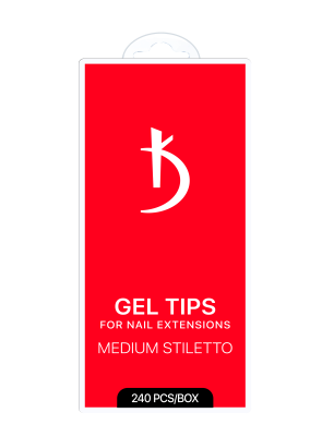 Gel Tips for Extensions MEDIUM STILETTO (240 pcs/pack)