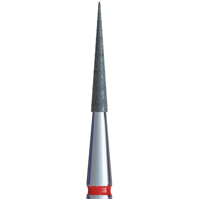 №22 V104.165.514.014 (Drill Bit Diamond Cone-Shaped 165, Length 8,0 mm, D=1,4 mm, Soft Abrasive) - Kodi Professional
