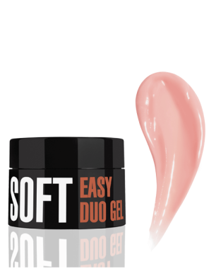 Профессиональная акрилово-гелевая система Easy Duo Gel Soft (цвет: Jade Rose), 20 г