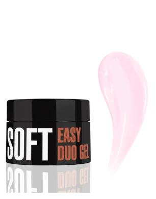Professional Acrylic Gel System Easy Duo Gel Soft (Color: Pretty Pink), 20 g