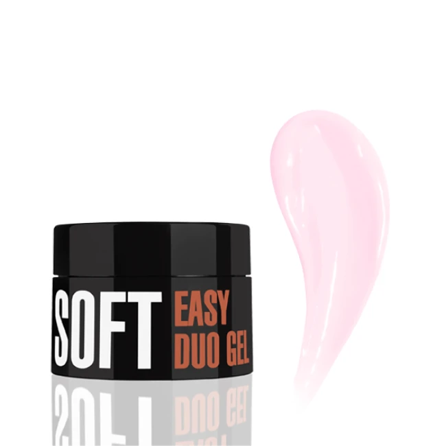 Профессиональная акрилово-гелевая система Easy Duo Gel Soft (цвет: Pretty Pink), 20 г - Kodi Professional