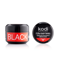 Spider Gel for Nails Kodi Professional, 4 ml (color: black)