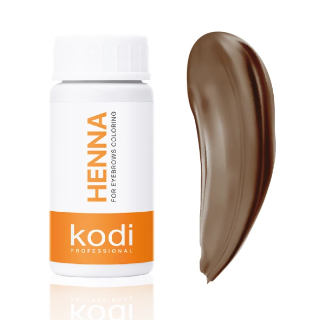 Хна для окрашивания бровей Special Brown (Натурально-коричневая), 10г. - Kodi Professional