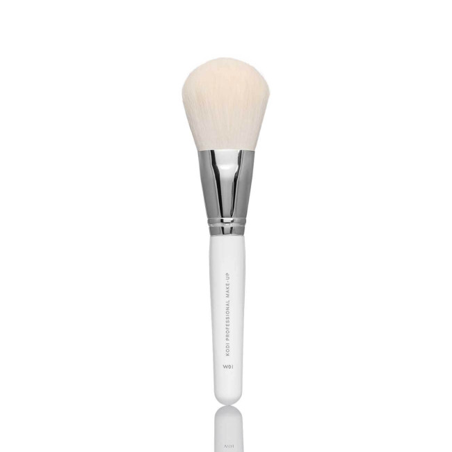 Powder Brush Large W01 (Bristle: Nylon with Natural Bristle Imitation) - Kodi Professional