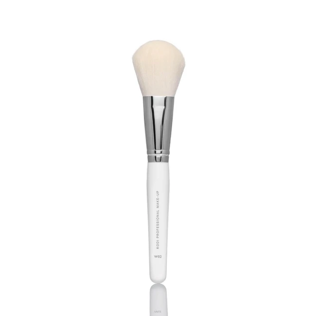 Powder Brush W02 (Bristle: Nylon with Natural Bristles) - Kodi Professional