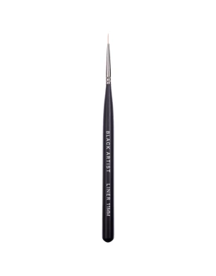 Painting Brush "Black Artist" Liner 11mm (Handle: Black, Bristle: Nylon)