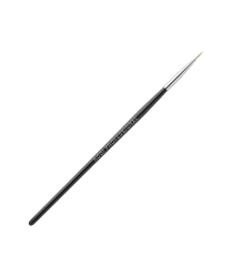 Brush for Painting in a Tube № 2 (Handle: Black Wooden, Bristle: Column)