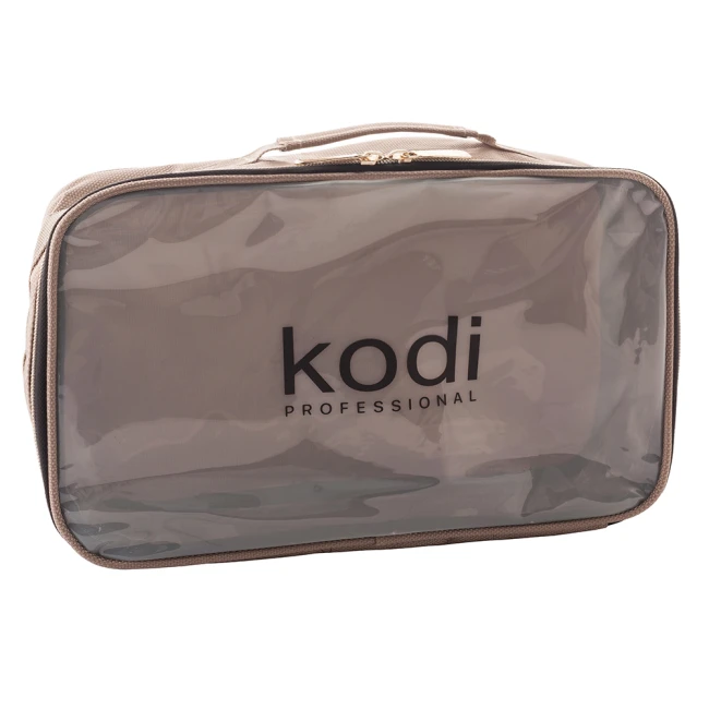 Cosmetic Bag Make-Up Kodi № 8 (Nylon; Color: Cappuccino) - Kodi Professional