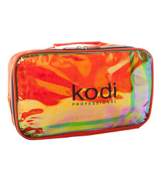 Cosmetic Bag Make-Up Kodi № 11 (Nylon; Color: Dark Orange, Rainbow)