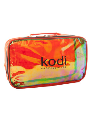 Cosmetic Bag Make-Up Kodi № 11 (Nylon; Color: Dark Orange, Rainbow)