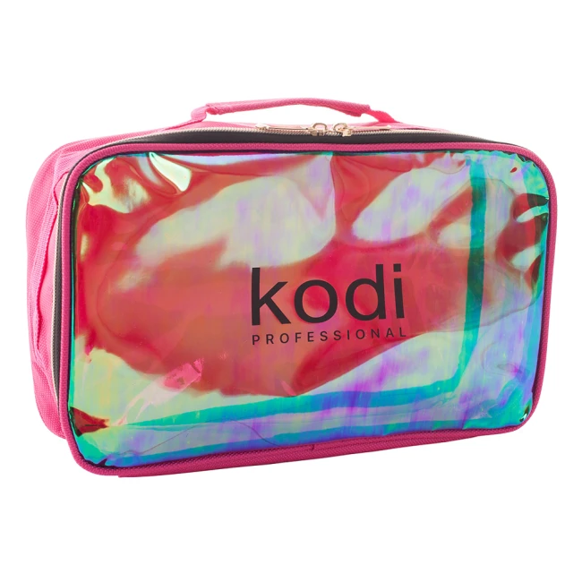 Cosmetic Bag Make-Up Kodi № 13 (Nylon; Color: Fuchsia Rainbow) - Kodi Professional