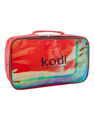 Cosmetic Bag Make-Up Kodi № 15 (Nylon; Color: Red, Rainbow)