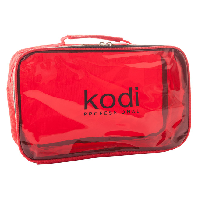 Make-Up Kodi Cosmetic Bag № 16 (Nylon; Color: Red) - Kodi Professional