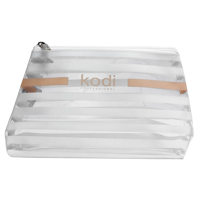 Cosmetic Bag "ZEBRA" White (large) - Kodi Professional