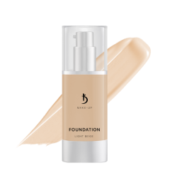 Foundation, color: Light Beige, 40 ml