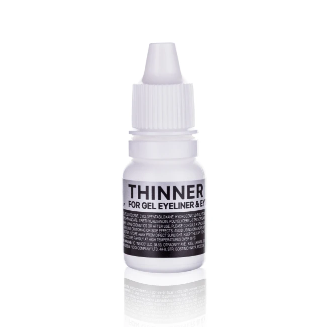 Thinner for Gel Eyeliner and Eyebrow Pomade, 10 ml - Kodi Professional