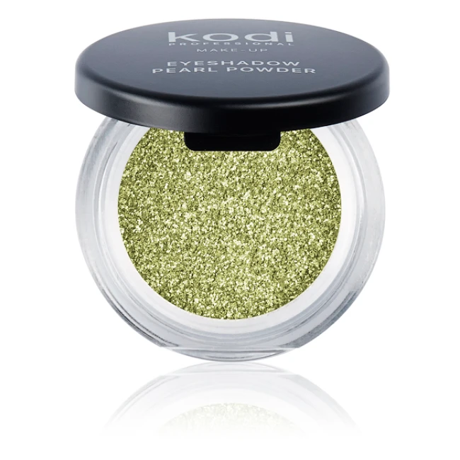 Eyeshadow Diamond Pearl Powder 09 Green fever (тени для век с шиммером, цвет:Green fever), 2г - Kodi Professional