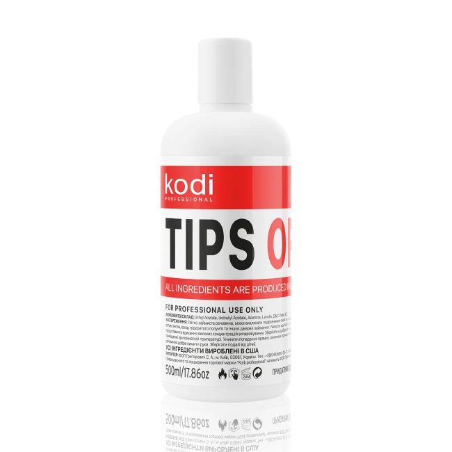 Tips Off - Gel Polish/Acrylic Remover, 500 ml Tips Off - Gel Polish/Acrylic Remover, 500 ml - Kodi Professional