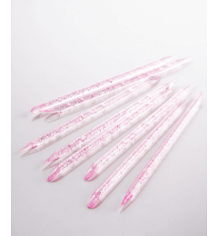 Plastic Sticks for Cuticles (pink)