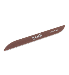 Nail File "Boomerang" 240/240 (Color: Brown, Size: 178/20/2)