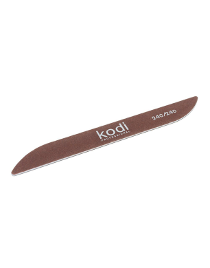 Nail File "Boomerang" 240/240 (Color: Brown, Size: 178/20/2)