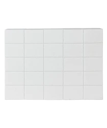 Set of Mini Buffs 120/120, Color: White (50pcs/pack)
