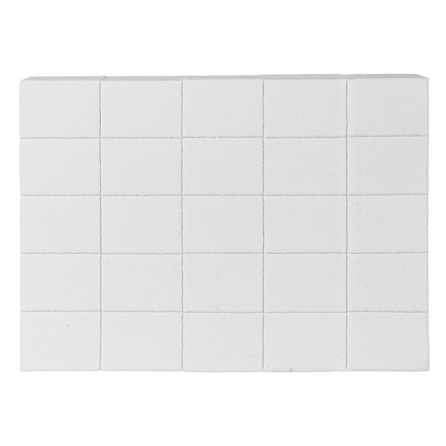 Набор мини бафов 120/120, цвет: белый (50шт/уп) - Kodi Professional