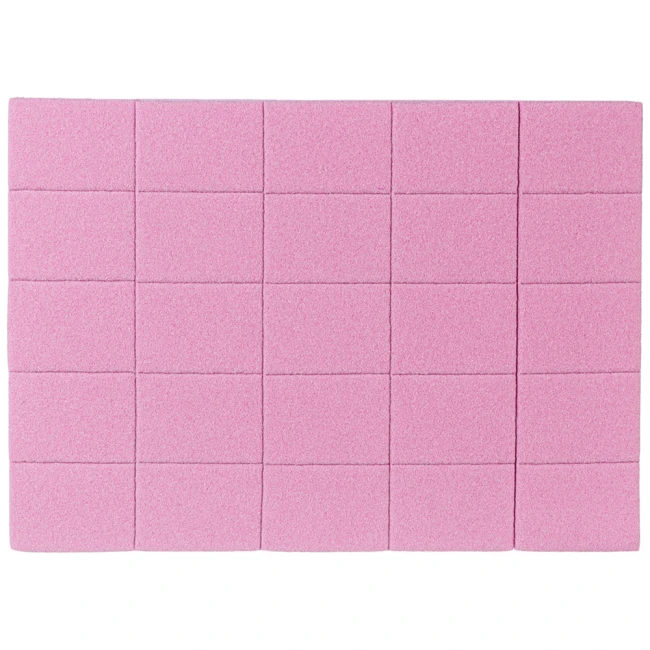 Set of Mini Buffs 120/120, Color: pink (50pcs/pack) - Kodi Professional