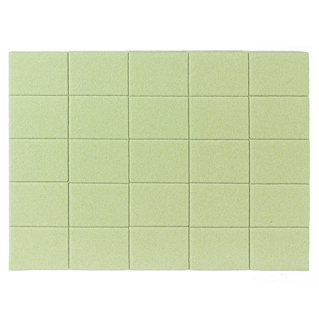 Set of Mini Buffs 120/120, Color: green (50pcs/pack) - Kodi Professional