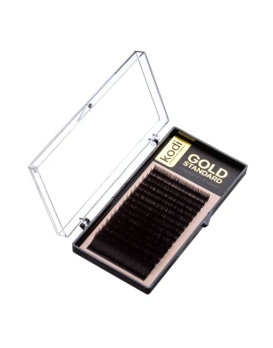 Eyelashes B 0.12 (16 Rows: 6-1; 8-2; 9-2; 10-3; 11-3; 12-3; 13-1) Gold Standard