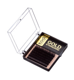 Eyelashes D 0.07 (6 Rows: 14mm) Gold Standard