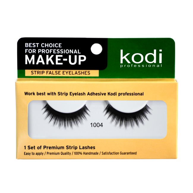 STRIP FALSE EYELASHES No. 1004 - Kodi Professional