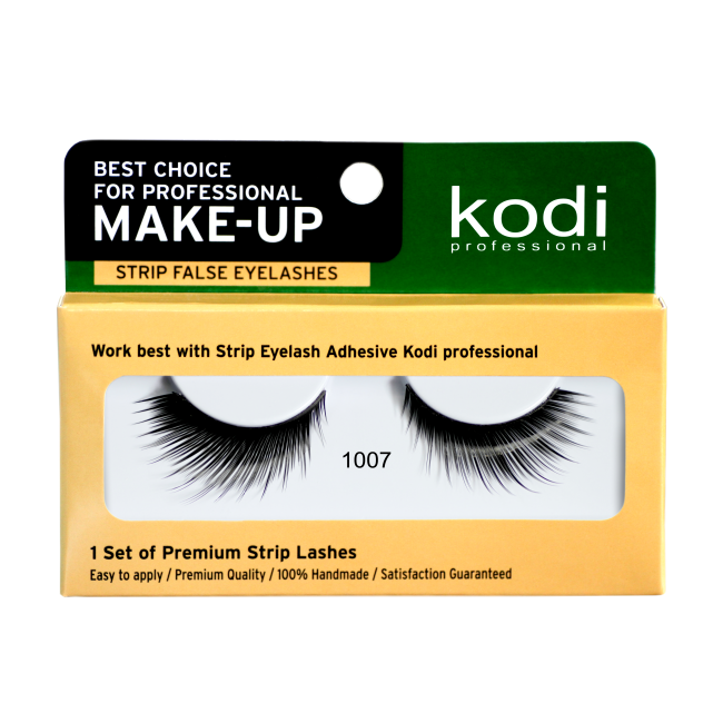 STRIP FALSE EYELASHES No. 1007 - Kodi Professional