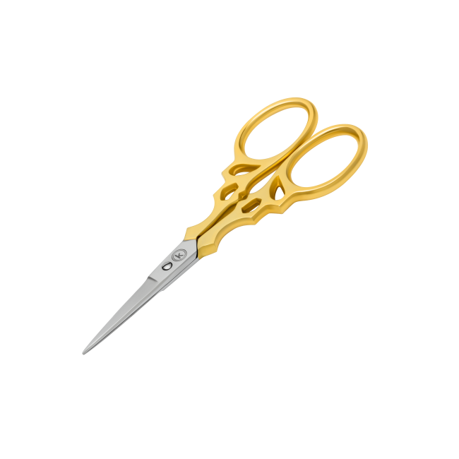Eyebrow Scissors with Golden Handles - Kodi Professional