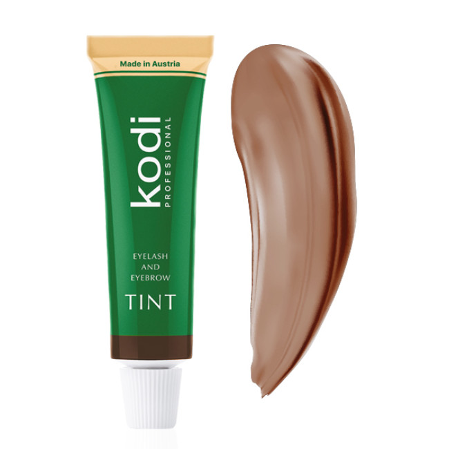 Paint for Eyebrows and Eyelashes, Color: Natural Brown (15ml) - Kodi Professional