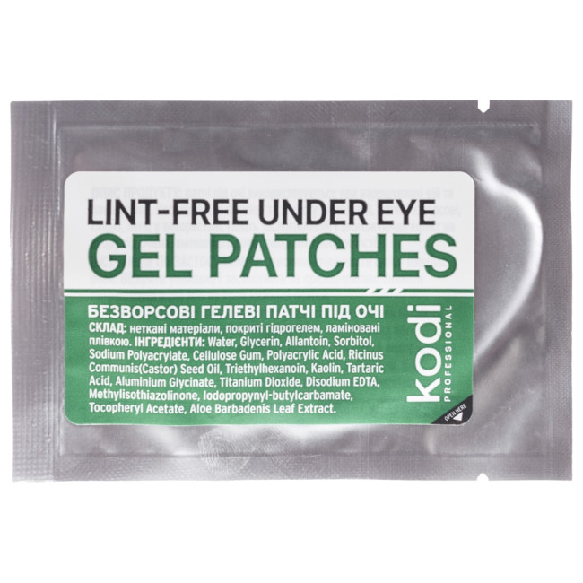 Lint-Free Under Eyes Gel Patches (2 pcs in 1 package) - Kodi Professional