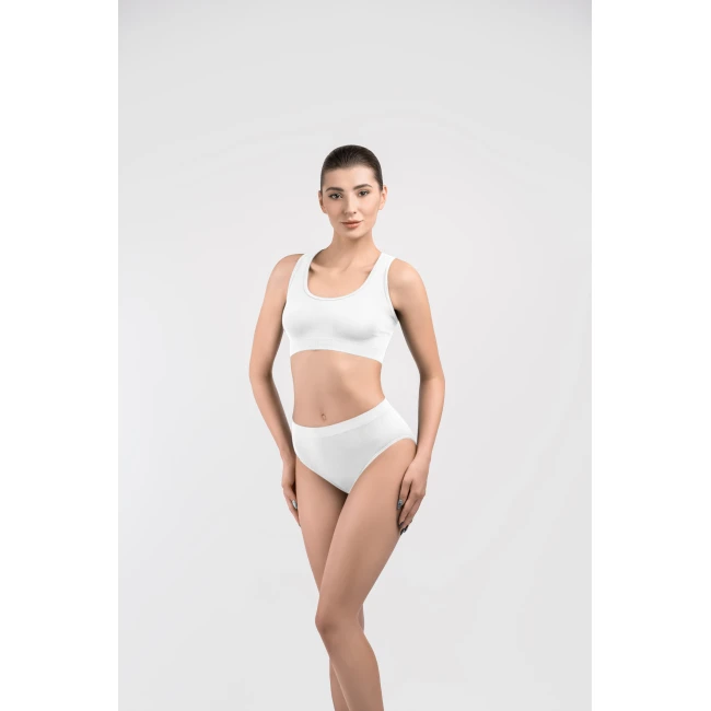 Padded Top (Color: White, Size M) - Kodi Professional