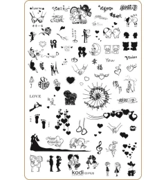 Stamping Plate "Plus size" № 03 (9.5x14.5cm)