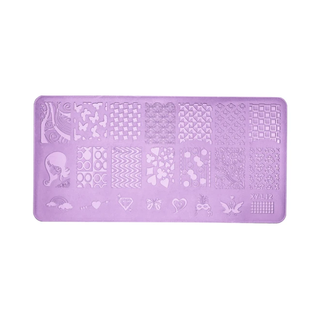 Stamping Plate L12 (6x12cm) Stamping Plate L12 (6x12cm) - Kodi Professional