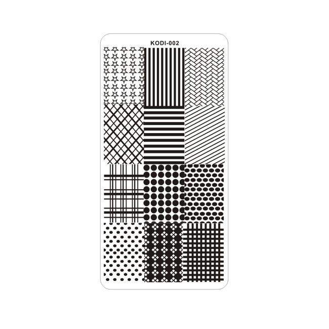 Stamping Plate KODI-002 (metal) - Kodi Professional