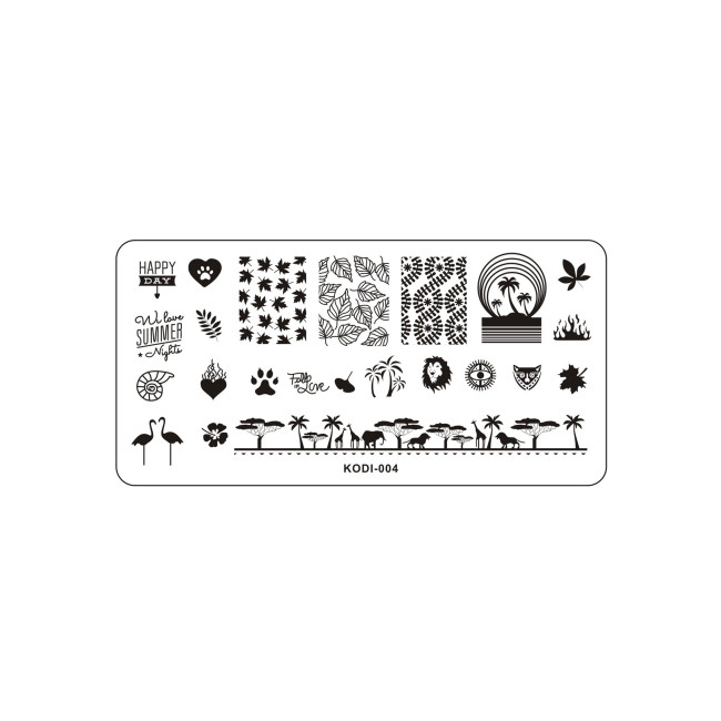 Stamping Plate KODI-004 (metal) - Kodi Professional