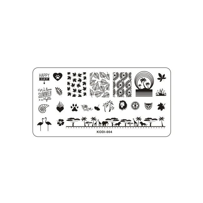 Stamping Plate KODI-004 (metal) - Kodi Professional