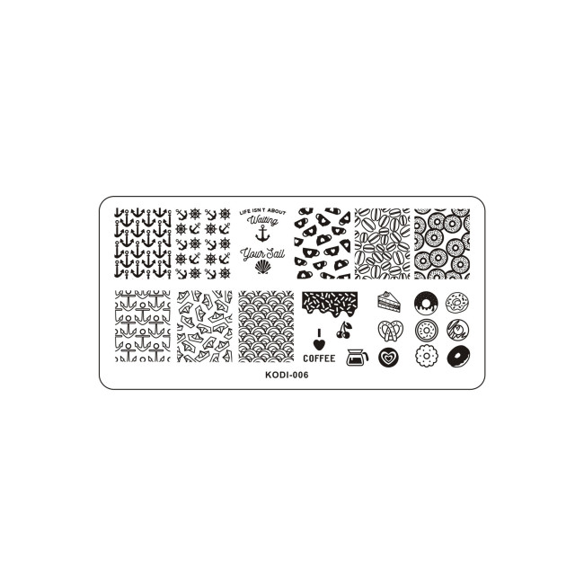 Stamping Plate KODI-006 (metal) - Kodi Professional