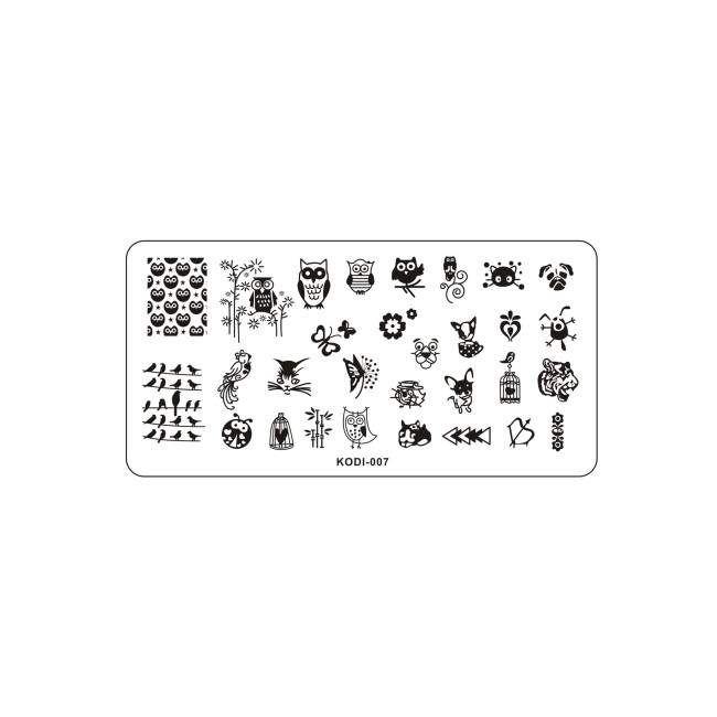 Stamping Plate KODI-007 (metal) - Kodi Professional